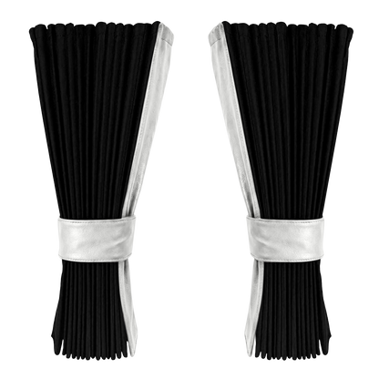 Gardin sort alcantar med nappa