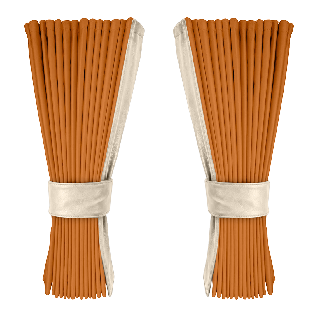 Gardin cognac alcantar med nappa