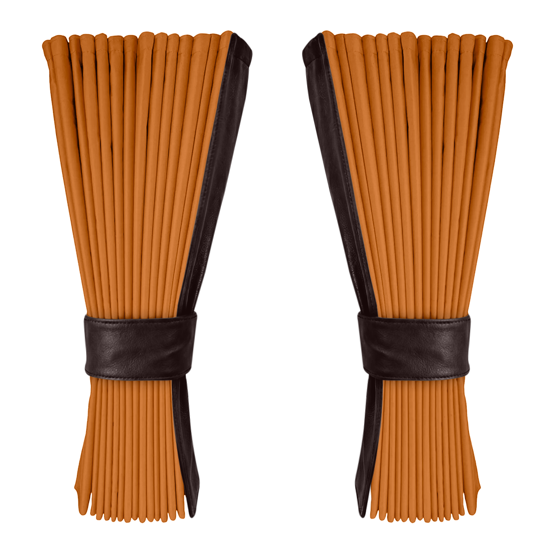 Gardin cognac alcantar med nappa