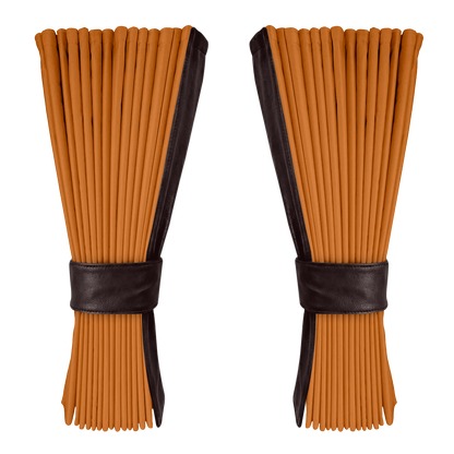 Gardin cognac alcantar med nappa