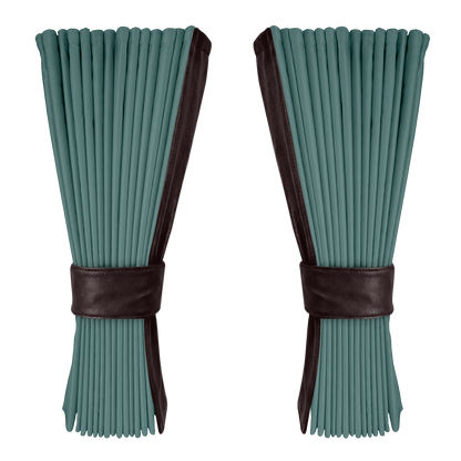 Gardin aronagrøn alcantar med nappa