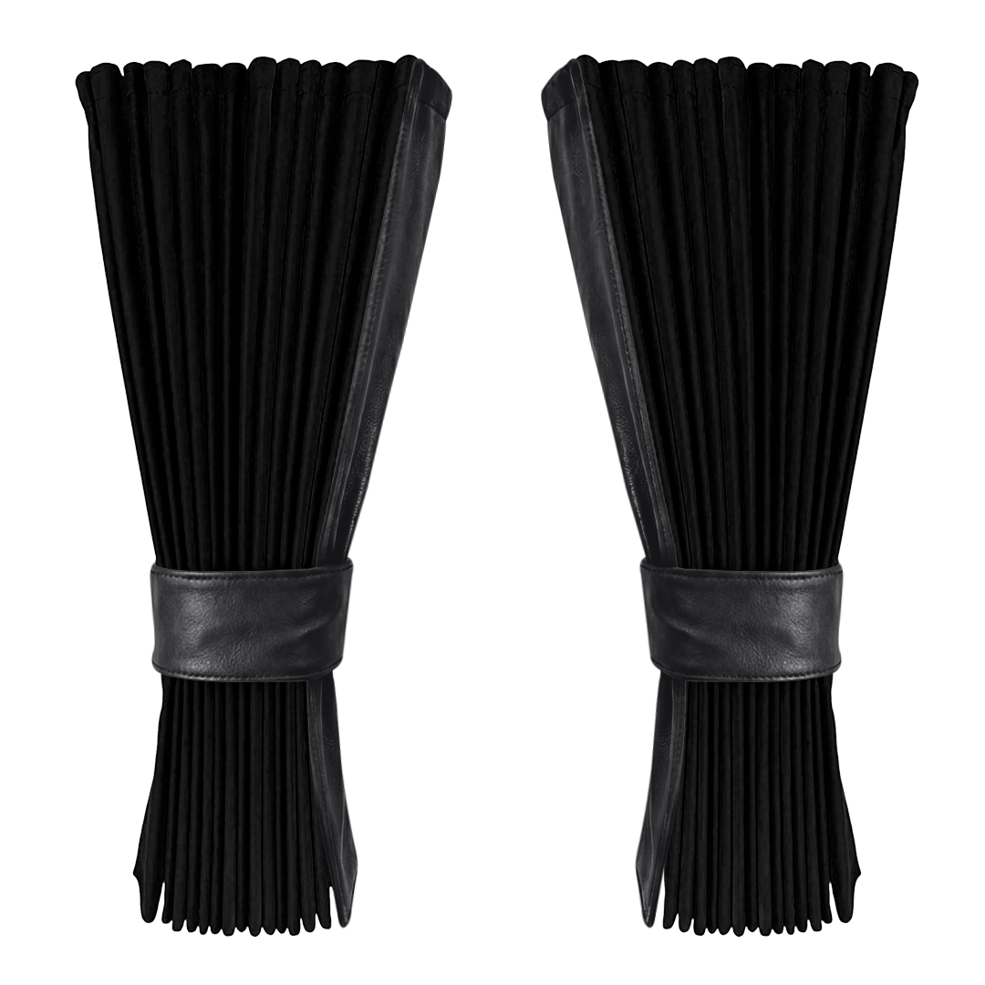 Gardin sort alcantar med nappa