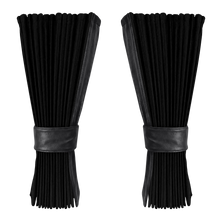 Gardin sort alcantar med nappa