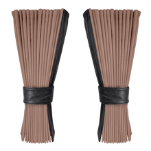 Gardin puderpink alcantar med nappa