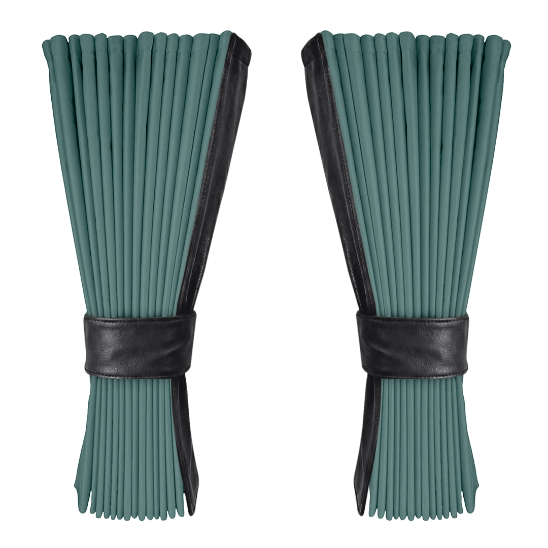 Gardin aronagrøn alcantar med nappa