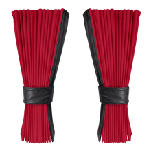 Gardin rød alcantar med nappa