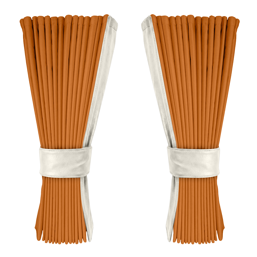 Gardin cognac alcantar med nappa