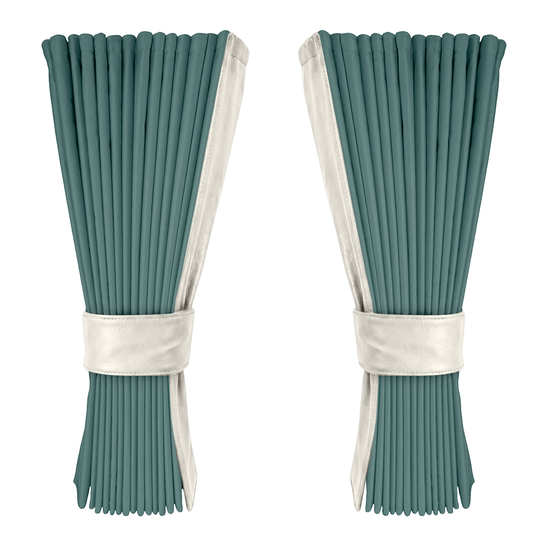 Gardin aronagrøn alcantar med nappa