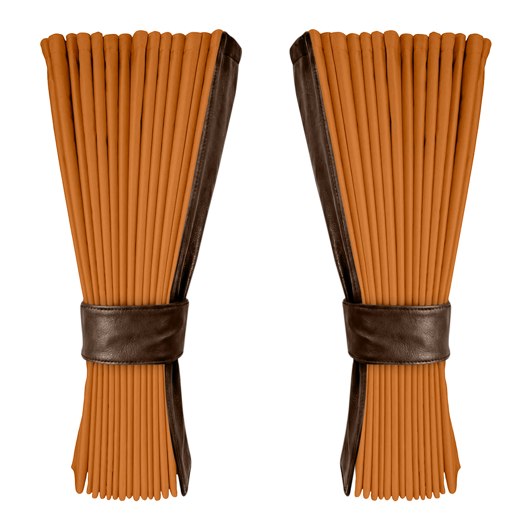 Gardin cognac alcantar med nappa