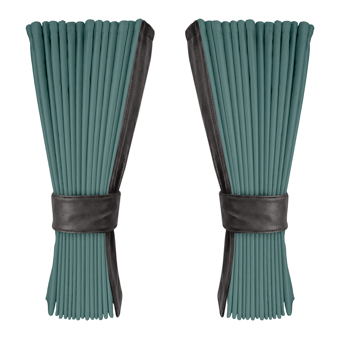 Gardin aronagrøn alcantar med nappa