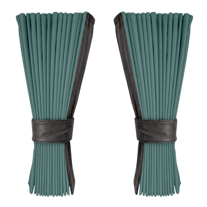 Gardin aronagrøn alcantar med nappa