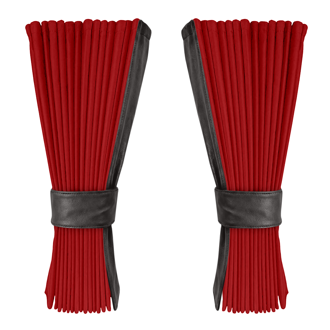 Gardin vinrød alcantar med nappa