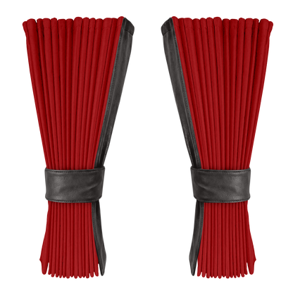 Gardin vinrød alcantar med nappa