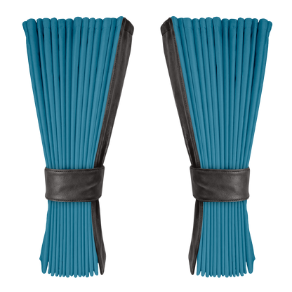 Gardin tropicalblå alcantar med nappa