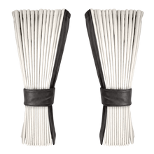 Gardin hvid alcantar med nappa