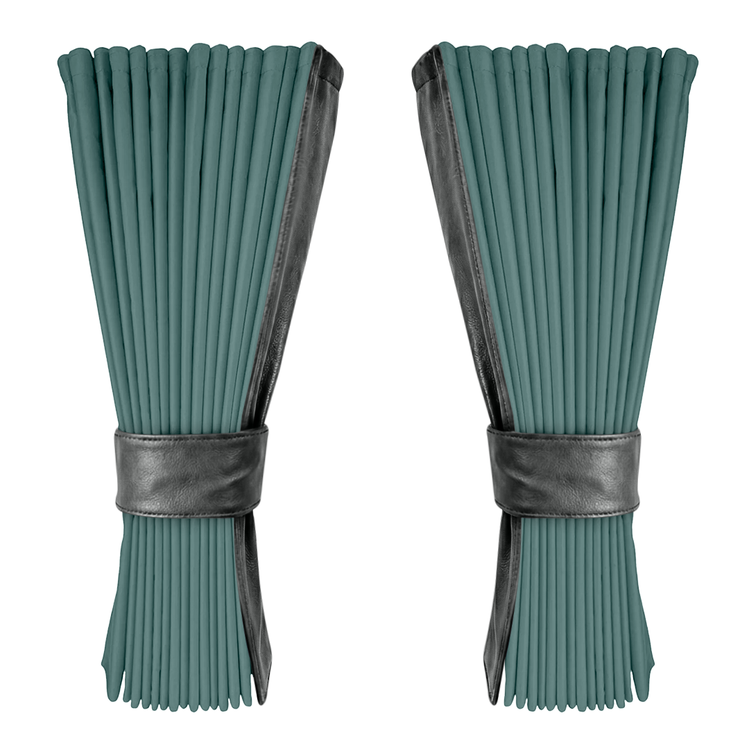 Gardin aronagrøn alcantar med nappa