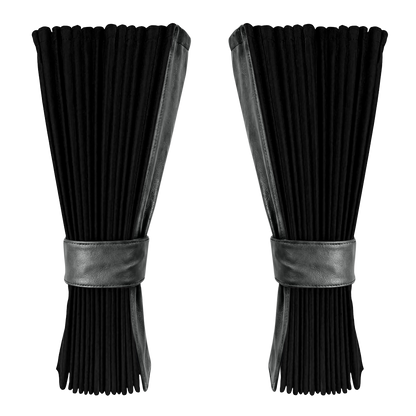 Gardin sort alcantar med nappa