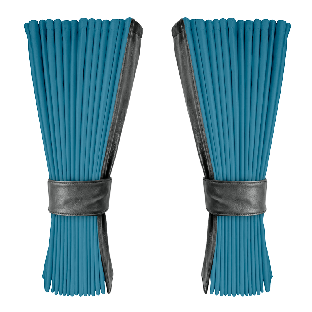 Gardin tropicalblå alcantar med nappa