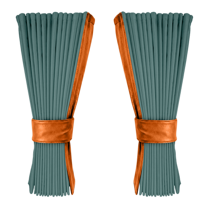 Gardin aronagrøn alcantar med nappa