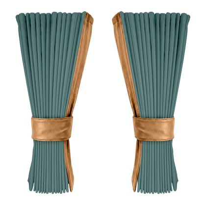 Gardin aronagrøn alcantar med nappa