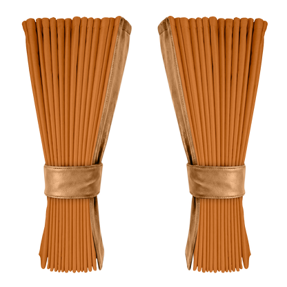 Gardin cognac alcantar med nappa