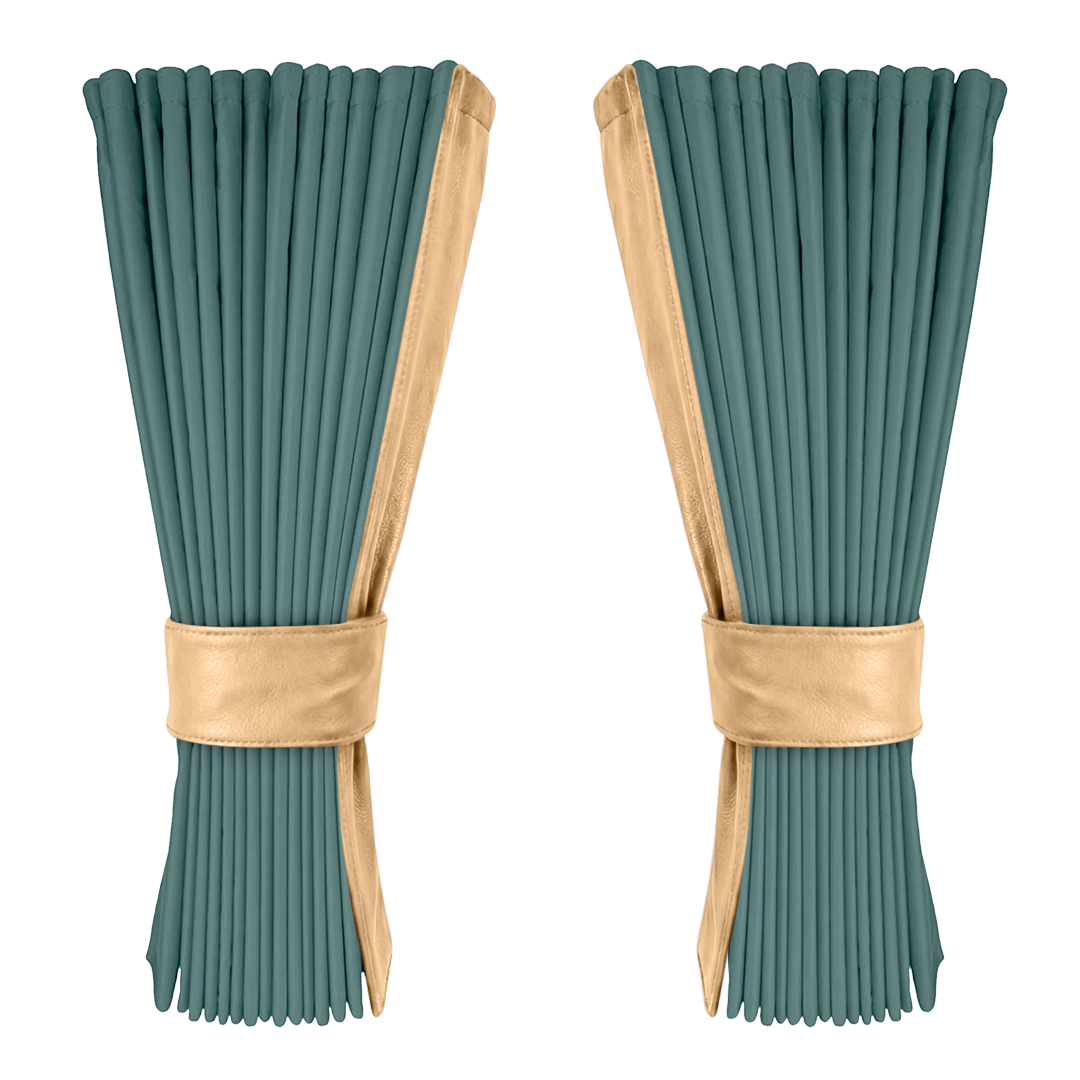 Gardin aronagrøn alcantar med nappa