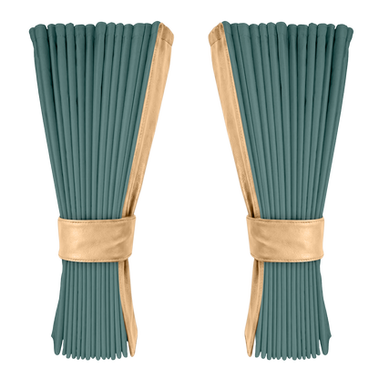 Gardin aronagrøn alcantar med nappa