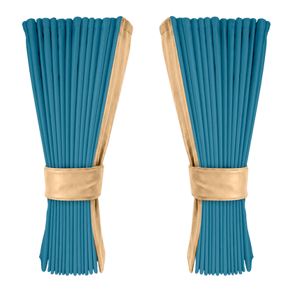 Gardin tropicalblå alcantar med nappa