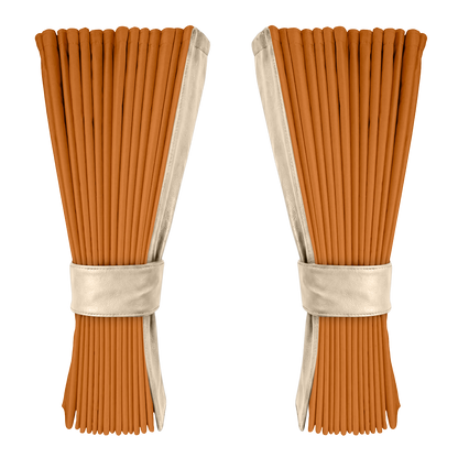 Gardin cognac alcantar med nappa