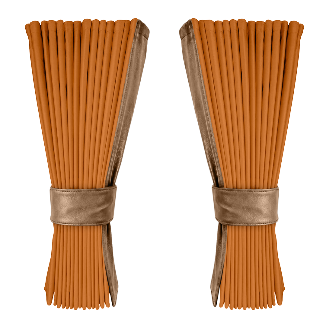 Gardin cognac alcantar med nappa