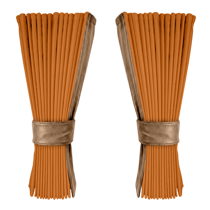 Gardin cognac alcantar med nappa