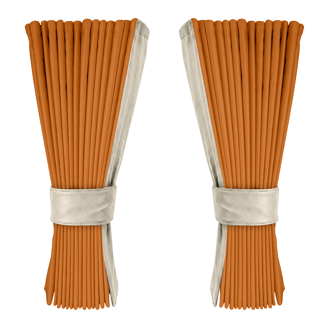 Gardin cognac alcantar med nappa