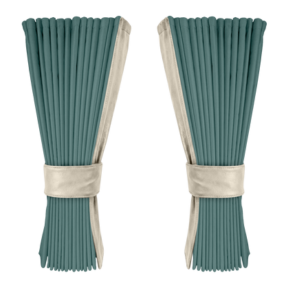 Gardin aronagrøn alcantar med nappa