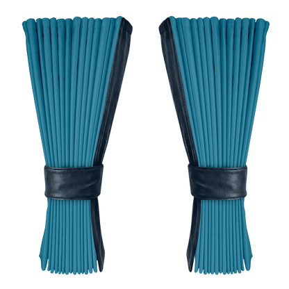 Gardin tropicalblå alcantar med nappa