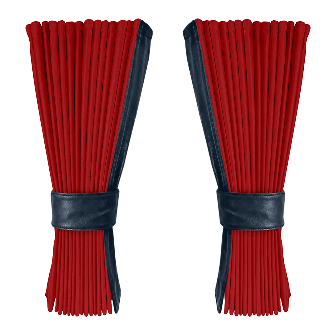 Gardin vinrød alcantar med nappa