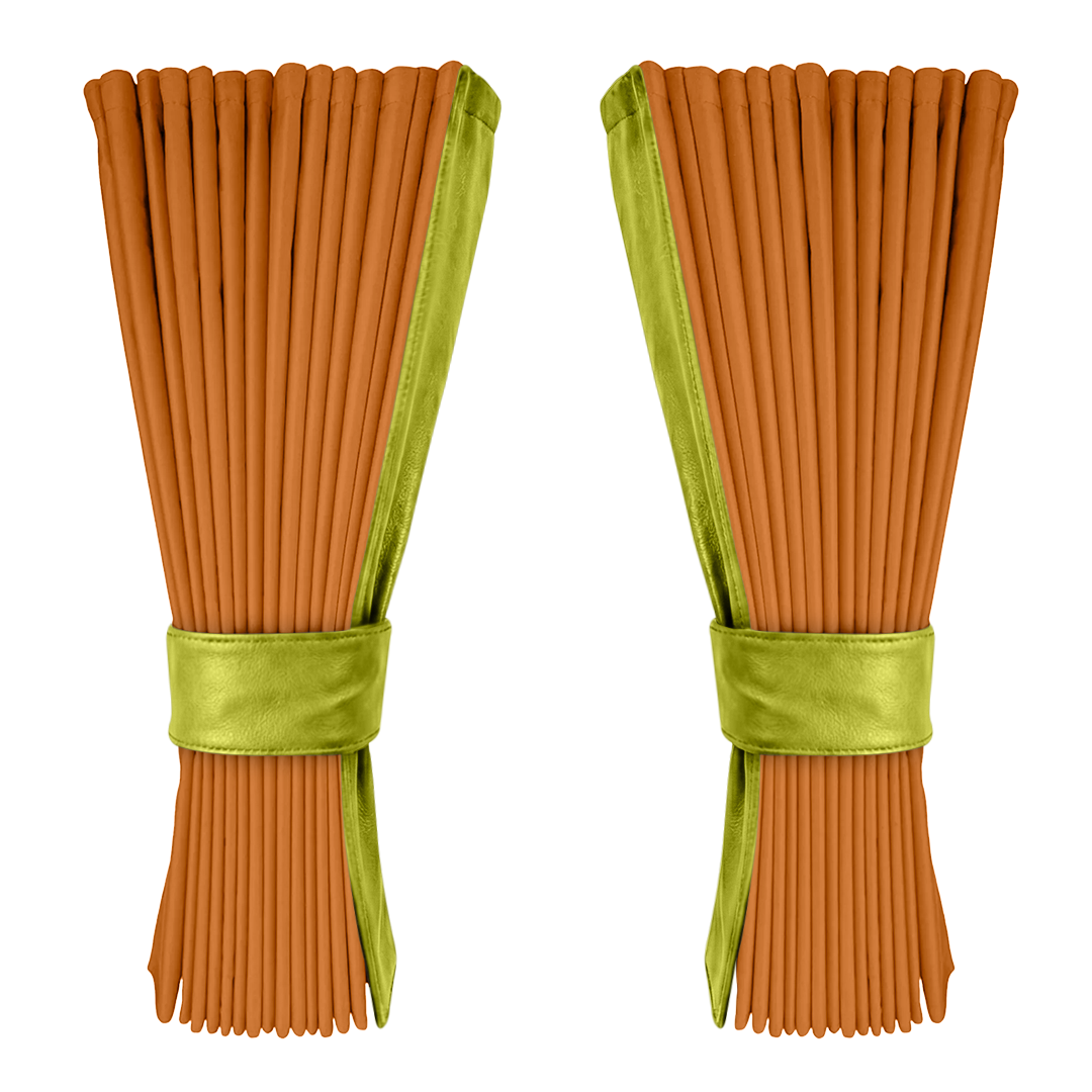 Gardin cognac alcantar med nappa