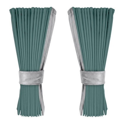 Gardin aronagrøn alcantar med nappa