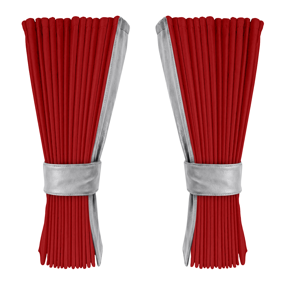 Gardin vinrød alcantar med nappa