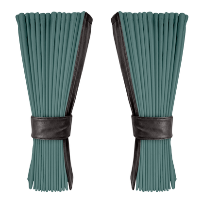 Gardin aronagrøn alcantar med nappa