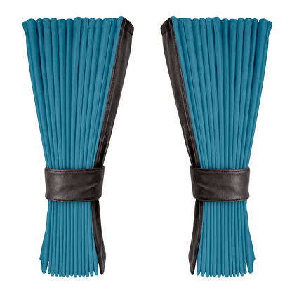 Gardin tropicalblå alcantar med nappa