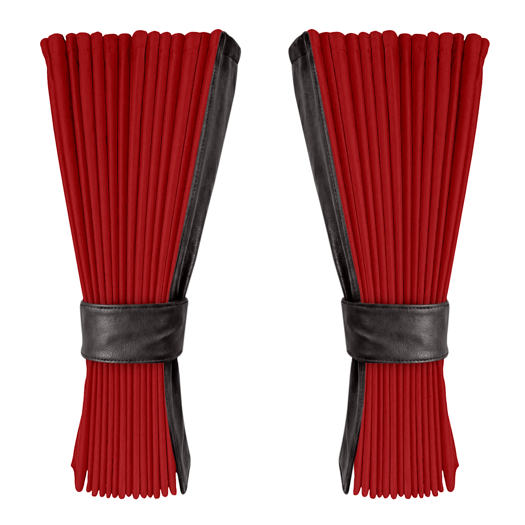 Gardin vinrød alcantar med nappa