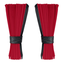 Gardin rød alcantar med nappa