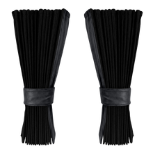 Gardin sort alcantar med nappa