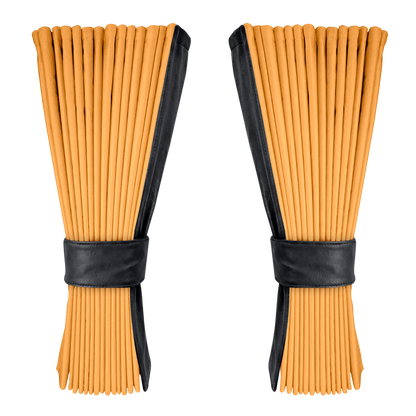 Gardin sennepsgul alcantar med nappa