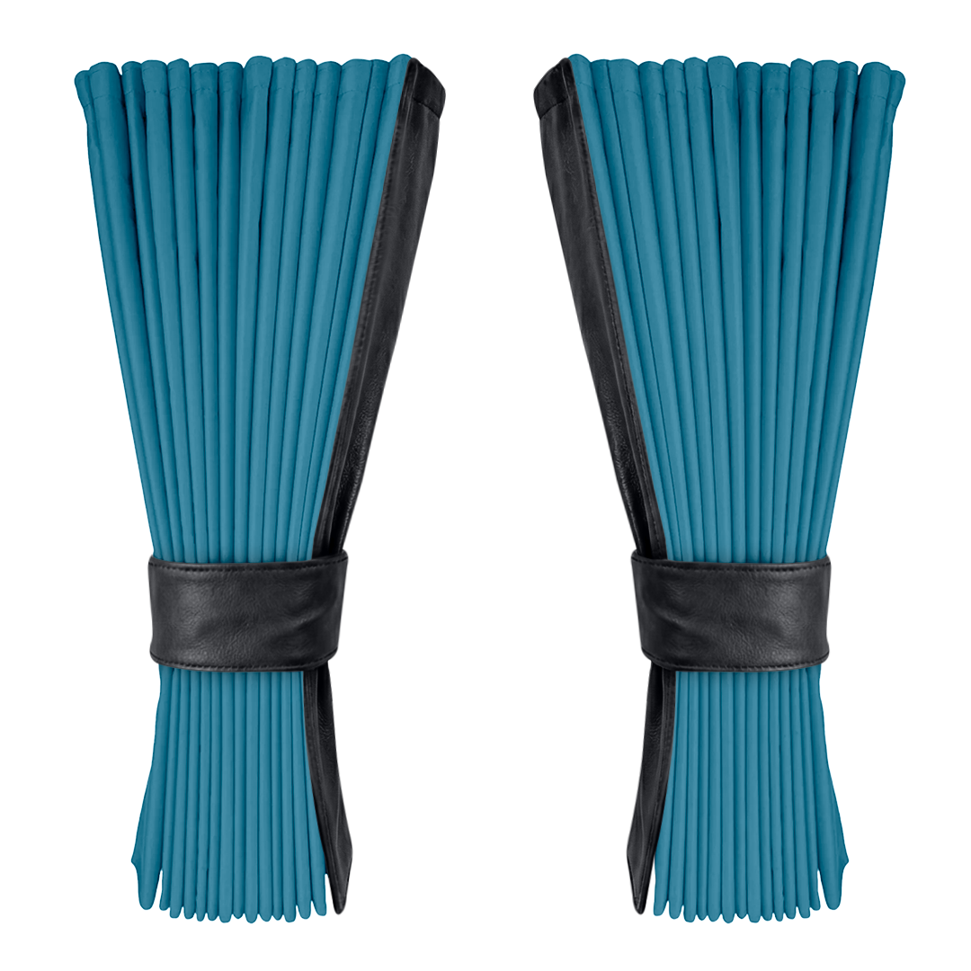 Gardin tropicalblå alcantar med nappa