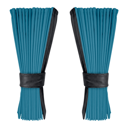 Gardin tropicalblå alcantar med nappa