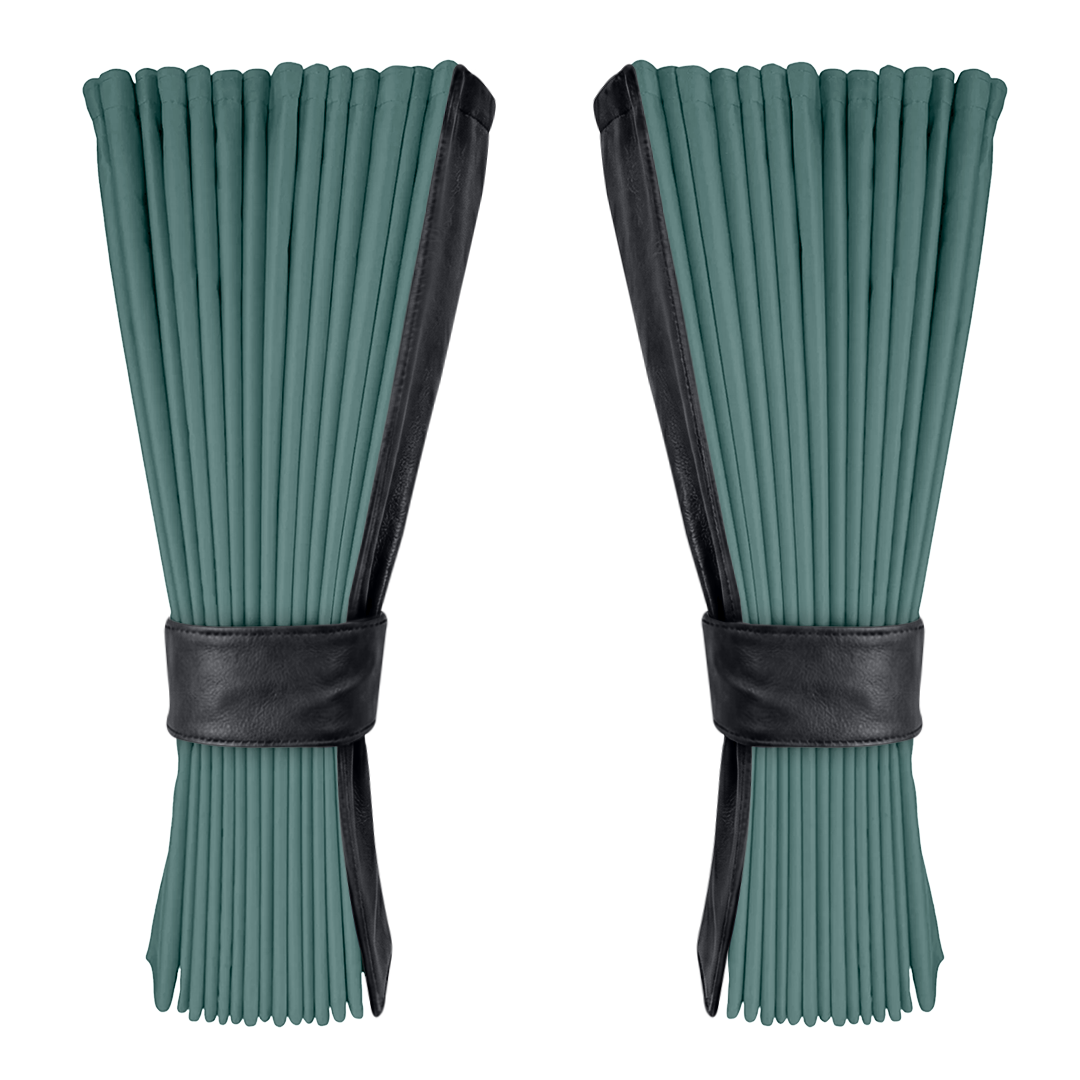 Gardin aronagrøn alcantar med nappa