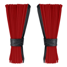 Gardin vinrød alcantar med nappa