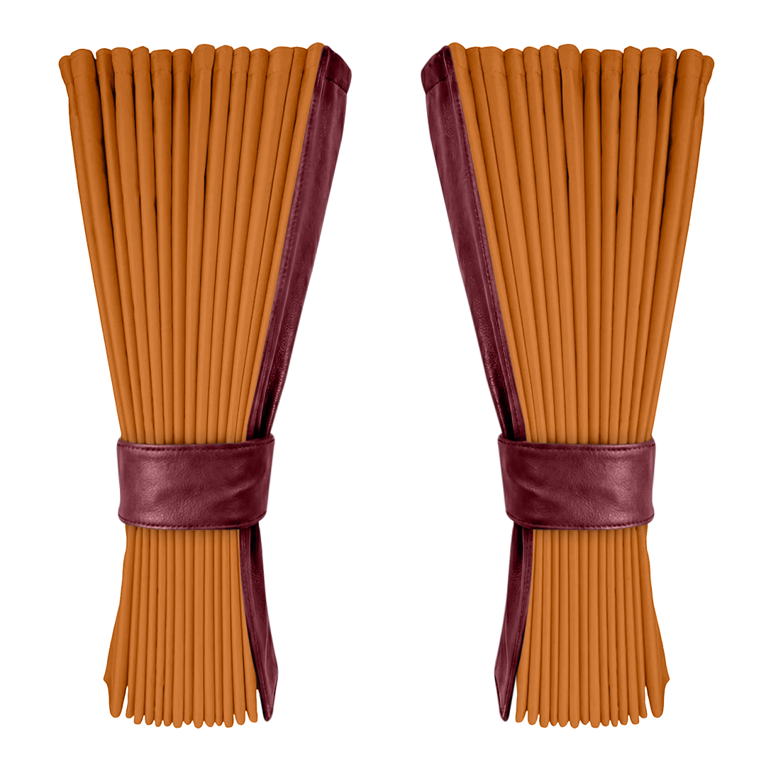 Gardin cognac alcantar med nappa