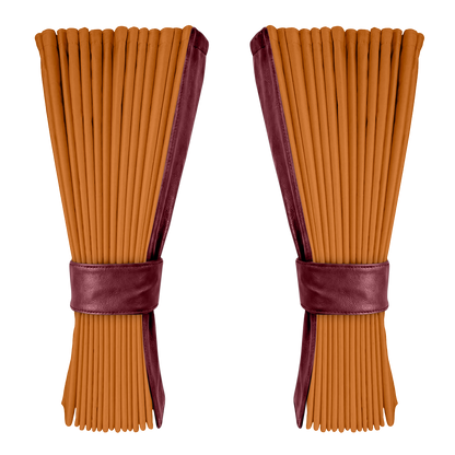 Gardin cognac alcantar med nappa